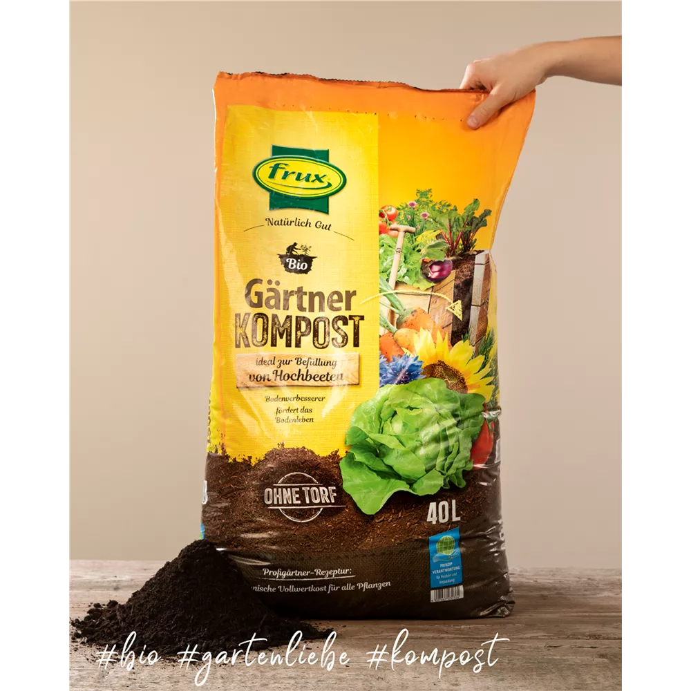 Frux Bio Gärtner-Kompost – Bodenverbesserer Frux Bio Gärtner-Kompost – Bodenverbesserer