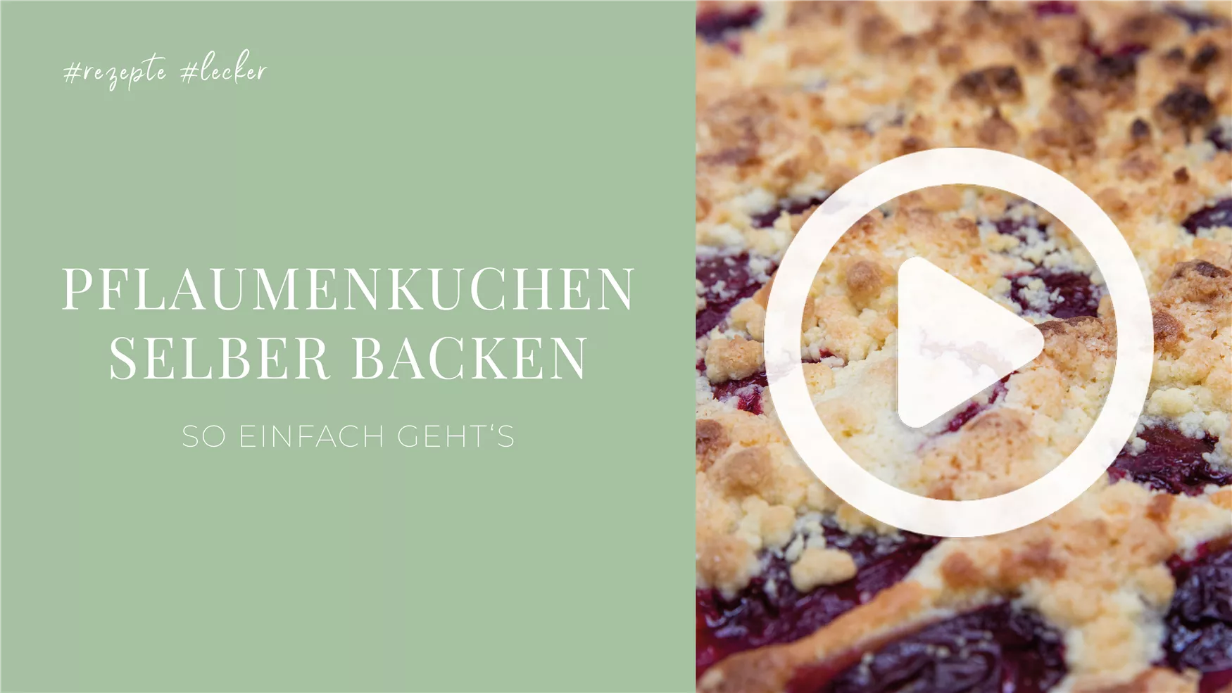 Pflaumenkuchen selber backen