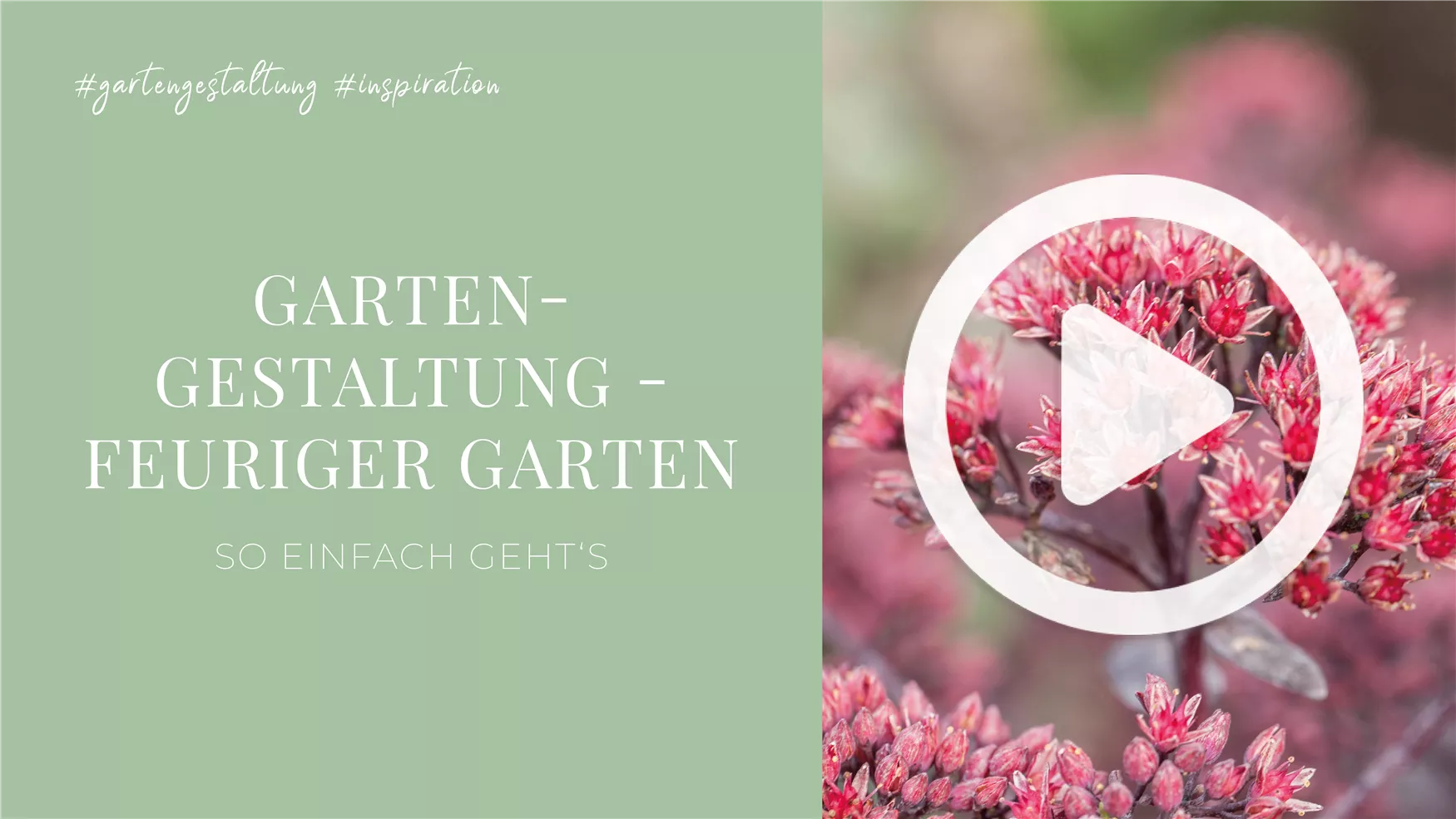 Gartengestaltung - Feuriger Garten