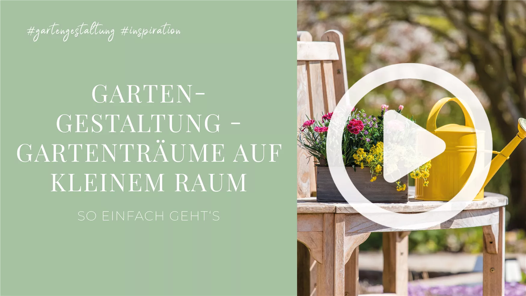 Gartengestaltung - Gartenträume auf kleinem Raum