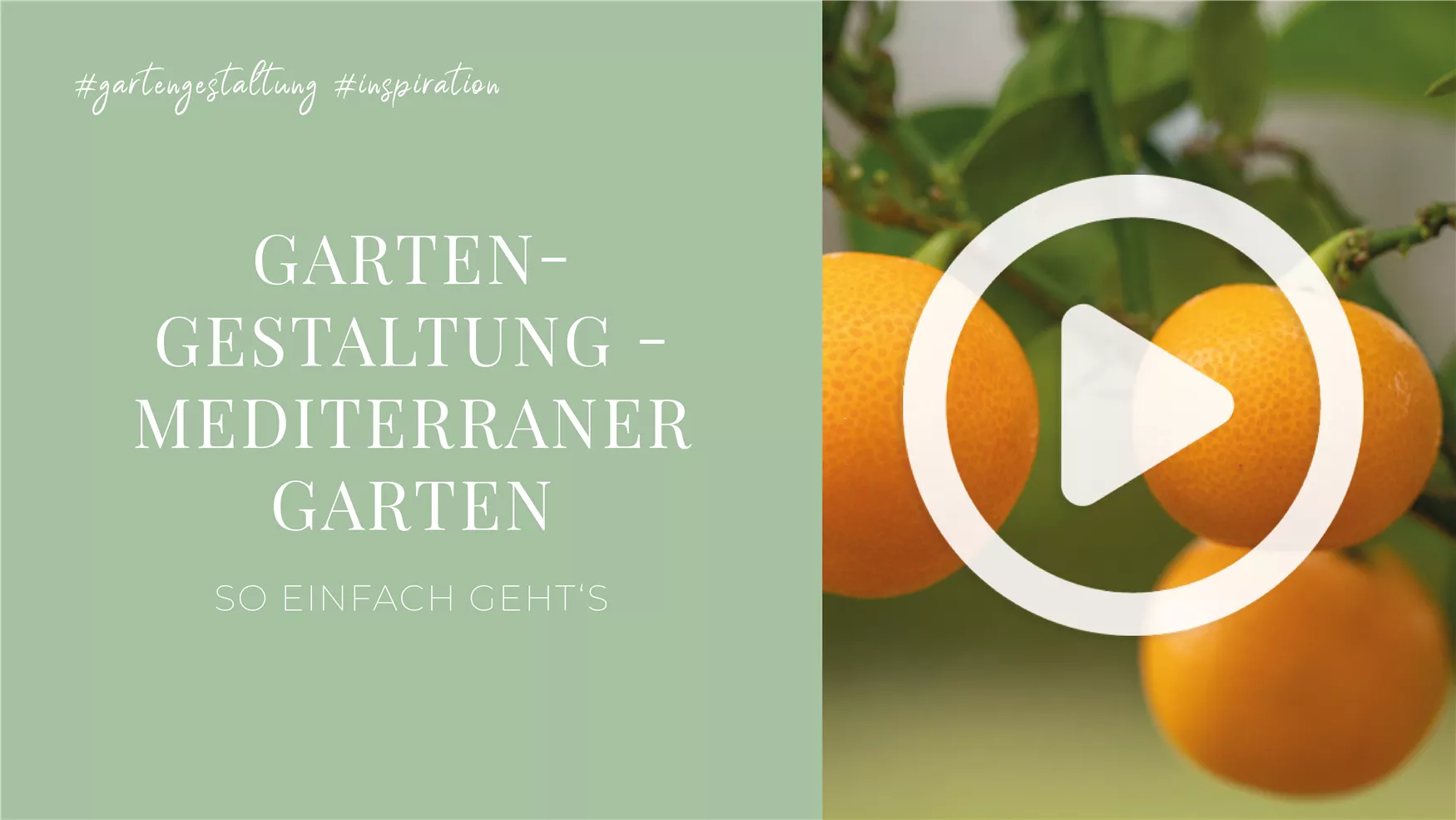 Gartengestaltung - Mediterraner Garten