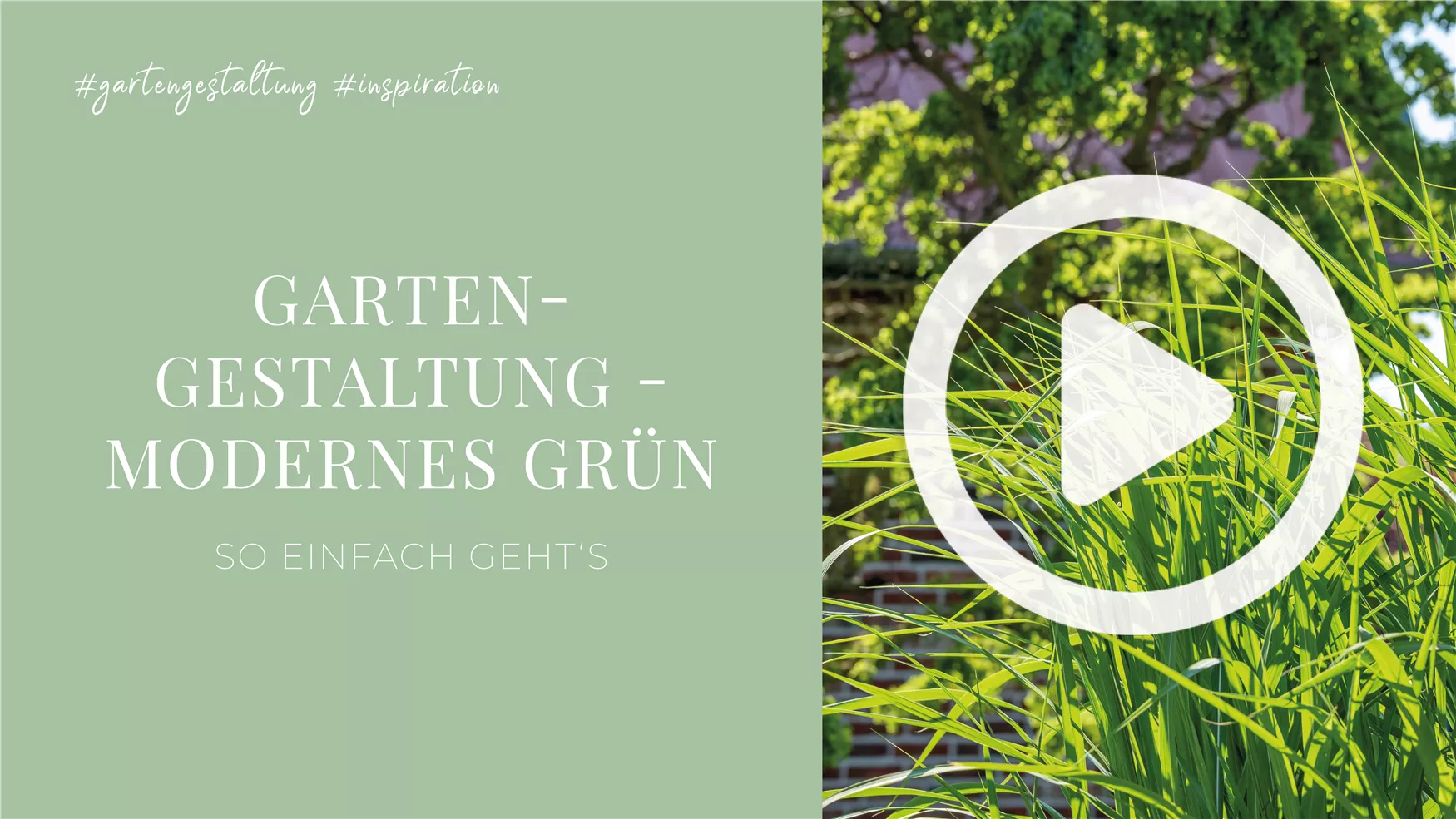 Gartengestaltung - Modernes Grün