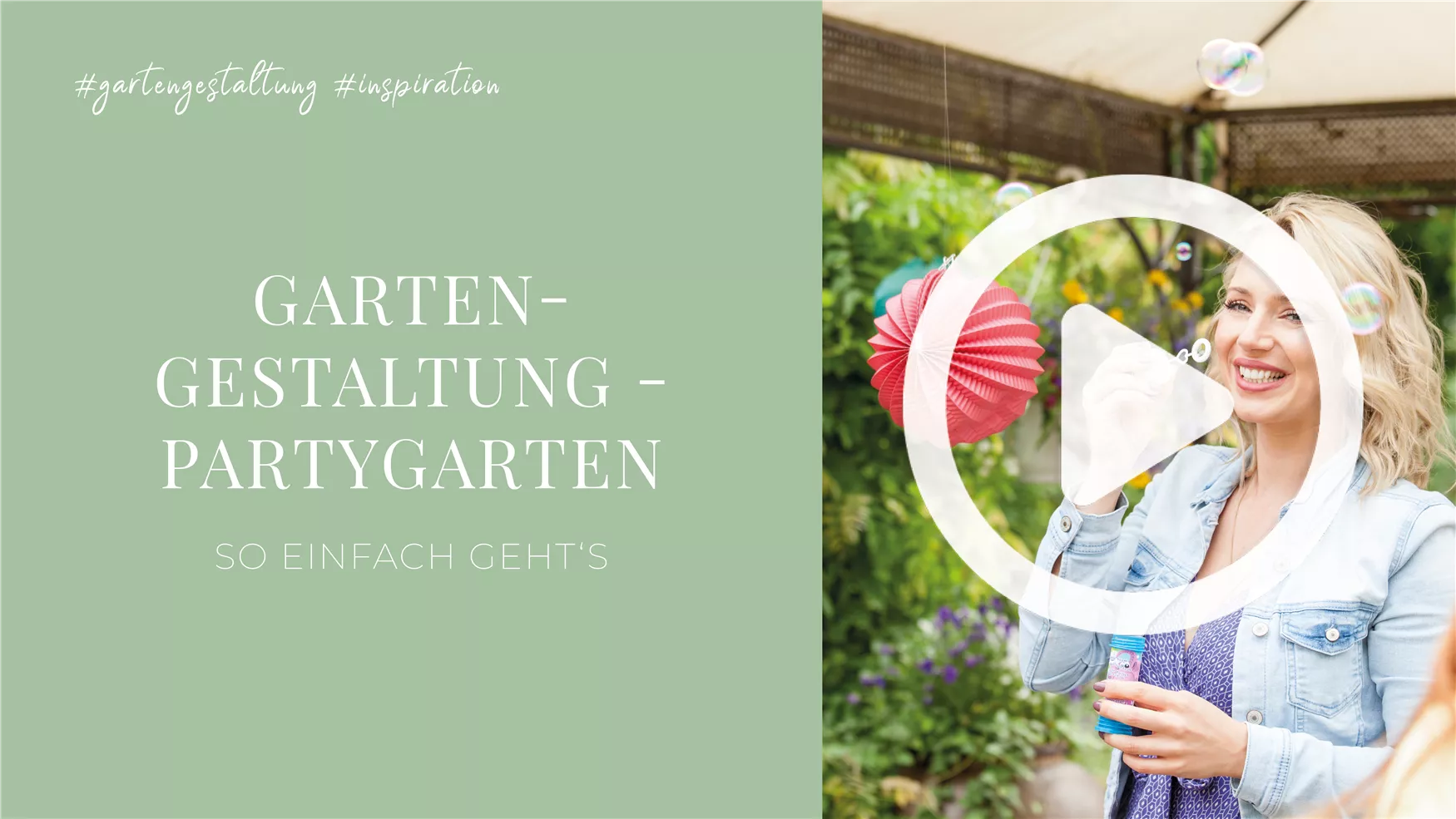 Gartengestaltung - Partygarten