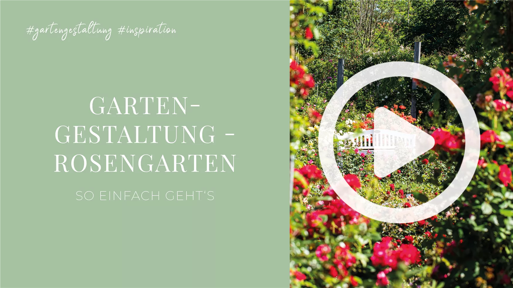 Gartengestaltung - Rosengarten