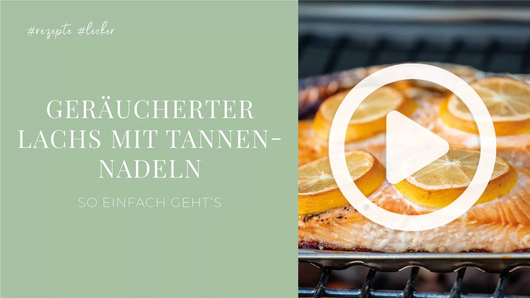 Geräucherter Lachs mit Tannennadeln