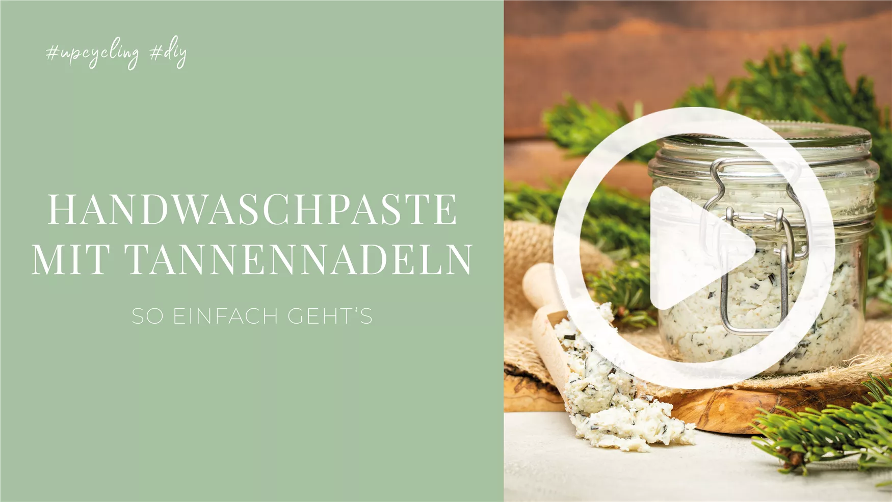 Handwaschpaste mit Tannennadeln