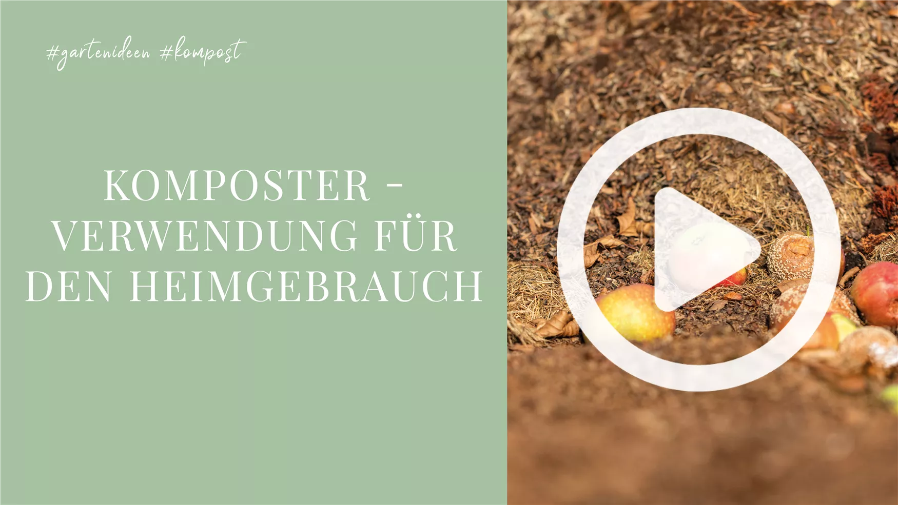 Komposter - Verwendung für den Heimgebrauch