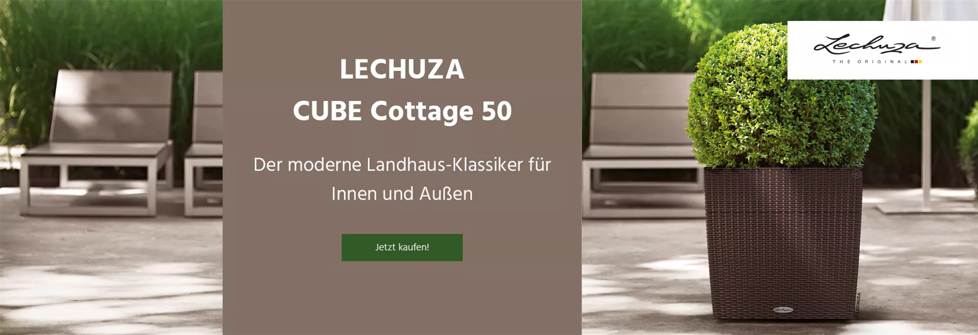 Entdecken Sie unseren LECHUZA CUBE Cottage 50